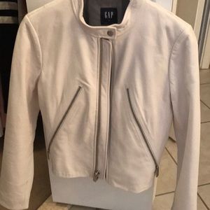 Gap genuine leather jacket, size Medium